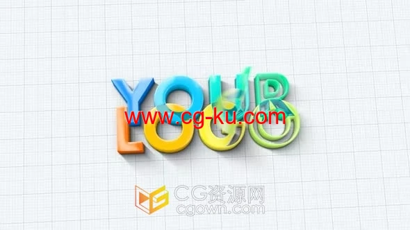 建筑绘画LOGO生成效果制作视频片头-AE模板的图片1