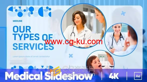 医疗保健幻灯片医学研究中心宣传片视频-AE模板的图片1