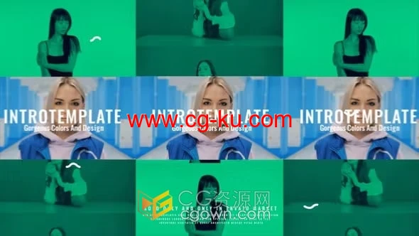 时尚现代介绍开场视频片头动画制作-AE模板的图片1