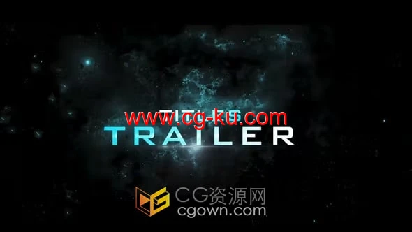 电影预告片宣传标题特效动画效果-AE模板下载的图片1