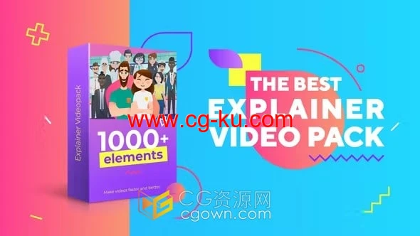 Explainer Pack v1.1 AE脚本预设包制作卡通人物动作MG场景图形动画模板的图片1