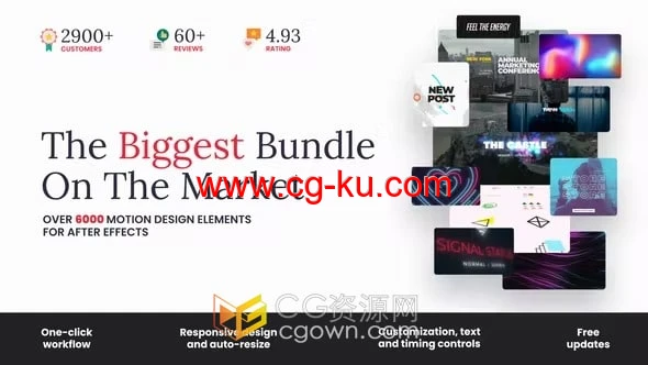 All-In-One Bundle v7.2.1 AE扩展脚本7619个视频制作元素的图片2