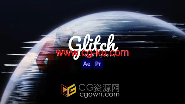 12种故障特效过渡视频转场效果制作-AE与PR模板的图片1