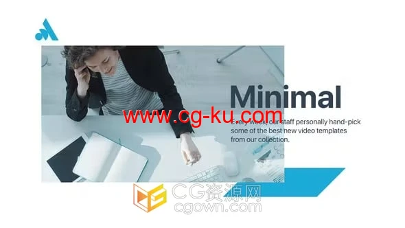简约明亮企业宣传片介绍公司商务推广视频-AE模板的图片1