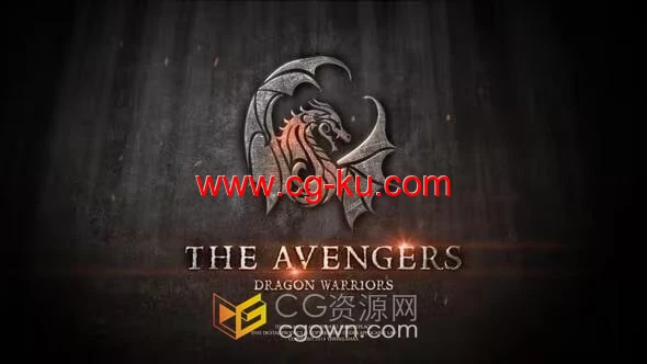 粒子燃烧动画形成LOGO特效视频片头-PR模板的图片1