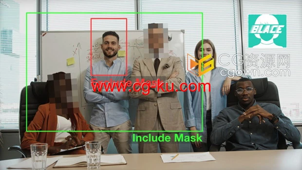 Blace – AI Face Detection v1.4.2 AE/PR插件人工智能自动人脸检测马赛克模糊的图片1