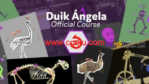 中文版AE脚本 Duik Angela 17.0.1 卡通角色骨骼绑定MG动画工具的图片1