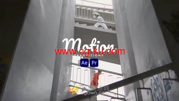 AE模板与PR模板制作酷炫时尚视频转场运动过渡元素的图片1
