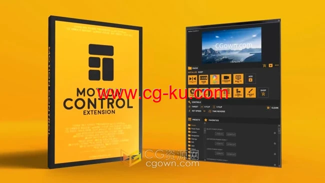 Motion Control v1.23 AE脚本与相关扩展资源素材预设包的图片1