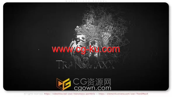 飞溅水特效LOGO演绎视频片头动画制作-AE模板的图片1