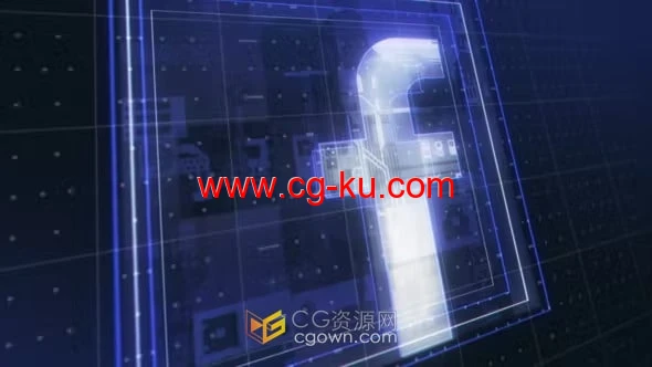 AE模板-科技标志揭晓Future Technology Logo Reveal的图片1