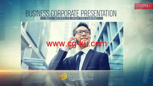 数字公司宣传片企业介绍科学视频网站服务演示-AE模板的图片1