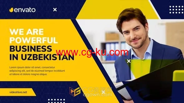 建筑宣传片业务推广商业论坛广告-AE视频模板的图片1