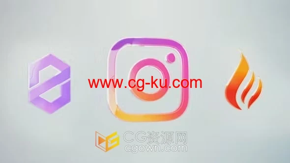AE模板-清晰明亮干净商业标志企业品牌LOGO动画的图片1