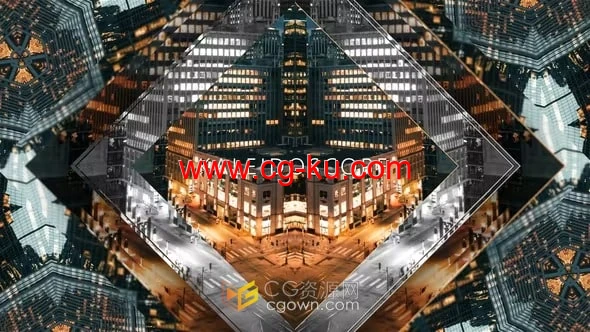 AE模板-万花筒视频展示Kaleidoscope Slideshow的图片1