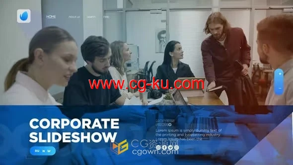 企业宣传公司会议介绍产品服务视频展示-AE宣传片模板的图片1