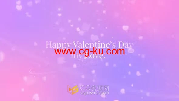 情侣相册纪念日活动开场婚礼邀请视频-AE模板的图片1