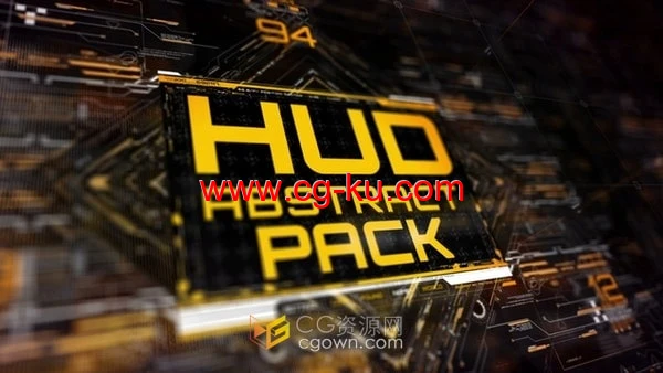 500种科技元素动画AE模板HUD Abstract Pack 500种科技元素动画AE模板HUD Abstract Pack的图片1