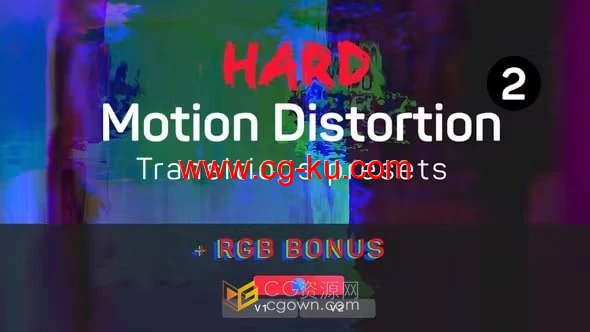 PR效果视频过渡RGB失真动画转场预设安装的图片1