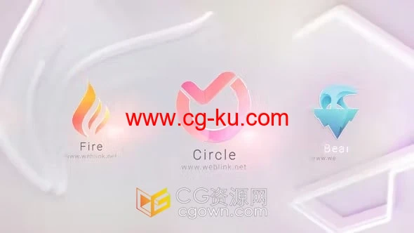 优雅明亮公司LOGO企业品牌宣传视频片头-AE模板的图片1