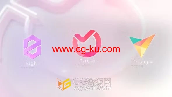 明亮动画效果LOGO演绎视频片头-AE模板免费下载的图片1