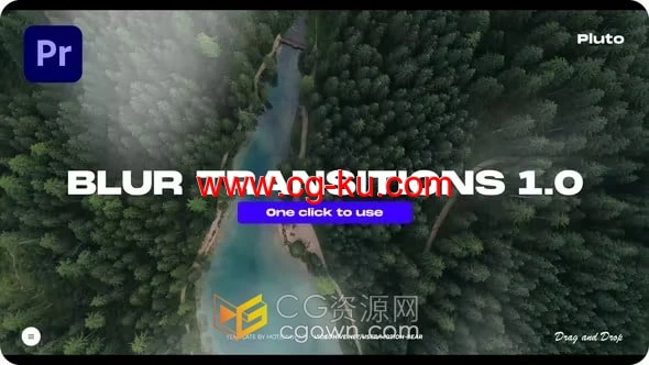 Blur Transitions PR转场模板快速模糊切换过渡动画的图片1