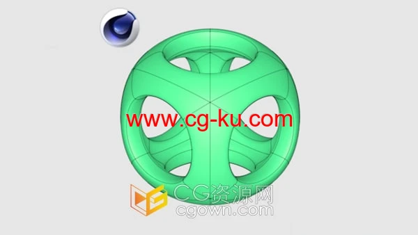 Trypo Lite v1.1 C4D插件随机生成细分化镂空效果的图片1