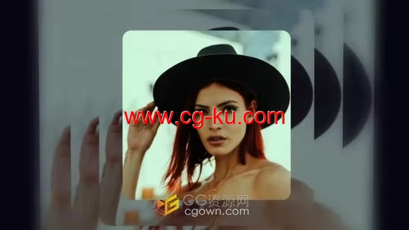 卡片式照片快速展示动画开场视频片头-AE模板的图片1