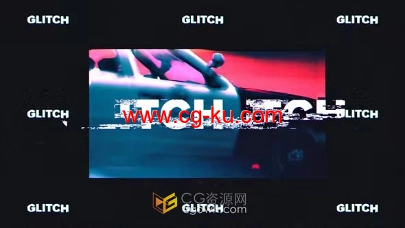 Glitch Urban Intro AE模板数字故障介绍开场视频的图片1