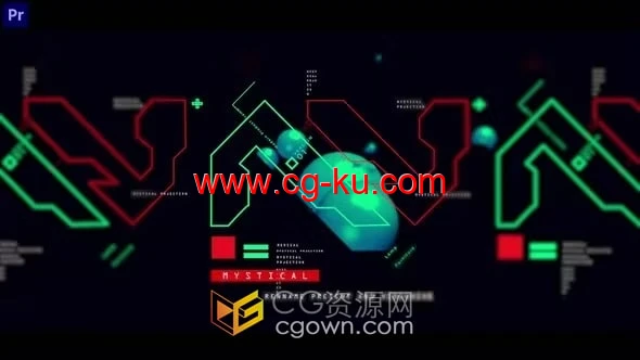 Techonogic Opener	人工智能大数据高科技介绍视频-PR模板的图片1