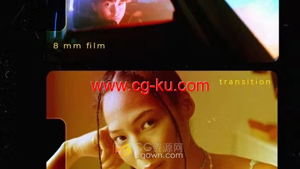8 Mm Film Transition胶片过渡-PR转场模板的图片1