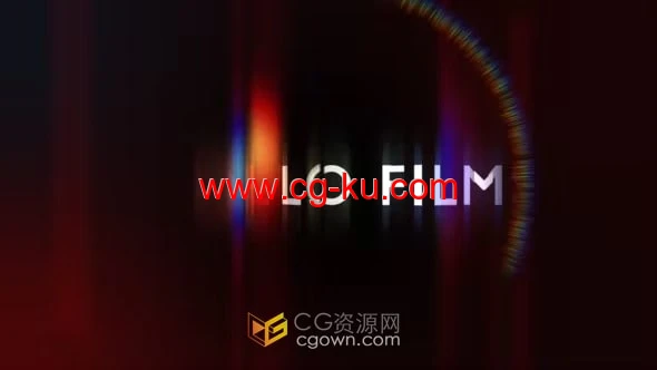 RGB Cinema Logo Ident电影制作公司标志游戏开场-AE片头模板的图片1