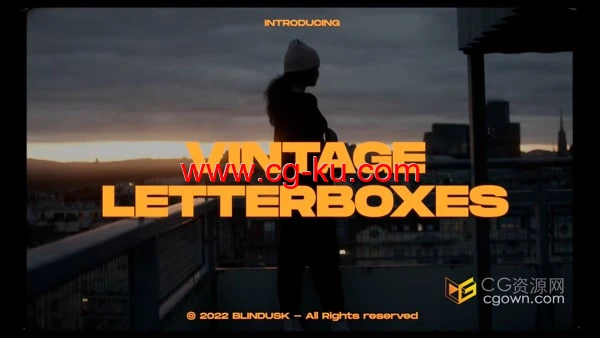 4K分辨率胶片边框抖动动画图片视频素材Vintage Aspect Ration Letterboxes的图片1