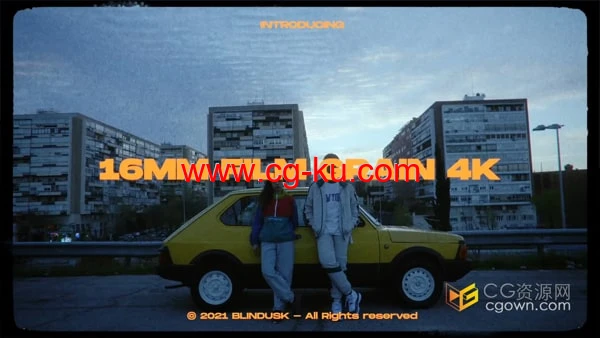 22组16毫米电影胶片颗粒噪点视频素材16mm Film Grain的图片1
