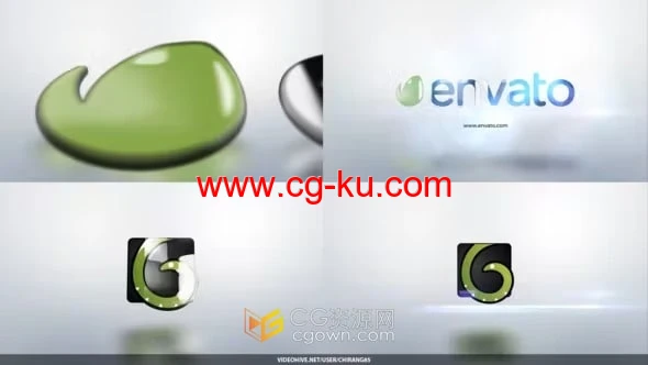 AE模板-清晰扫光翻转标志动画Clear Logo Reveal的图片1