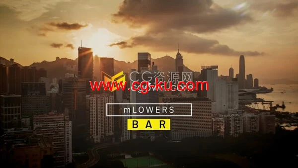 mLowers Bar FCPX插件50组现代设计文字标题动画字幕条的图片1