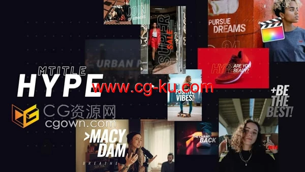 mTitle Hype FCPX插件62组创意文字排版动画标题预设的图片1