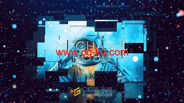 现代科技视差技术开场白-AE科技宣传模板的图片1