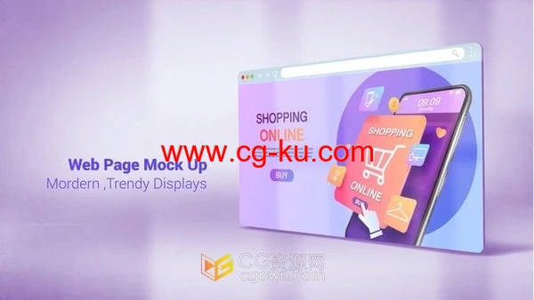 简约3D浮动窗口网站宣传公司成就获奖证书展示-AE模板的图片1