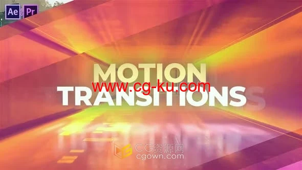 运动过渡效果Motion Transitions-AE转场模板的图片1