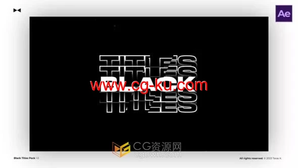 80多种设计文字标题排版创意动画-AE模板下载的图片1