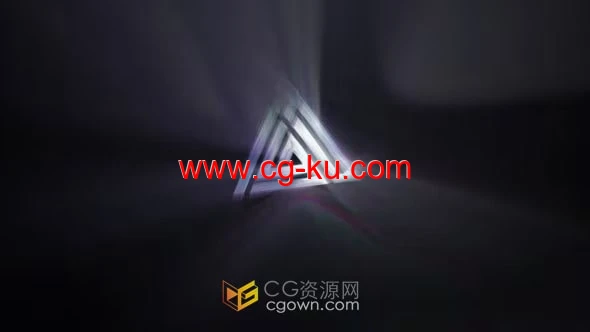 全息闪烁数字失真LOGO特效演绎视频片头-AE模板的图片1