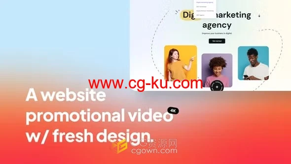 Website Promo AE模板网站宣传介绍视频动画的图片1