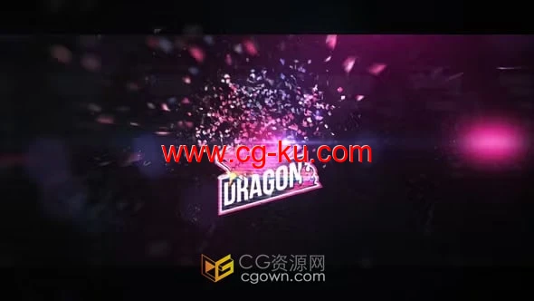 AE模板-破碎故障标志动画Shatter Glitch Logo Reveal的图片1