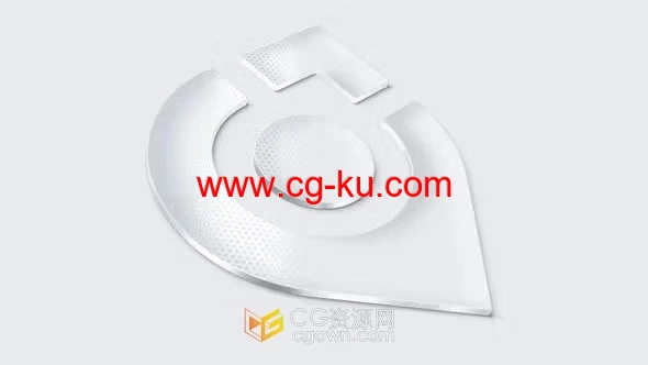 AE模板-明亮简洁光泽感线条绘图挤压标志动画的图片1