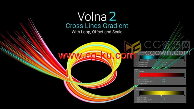 动态线条路径生长动画AE插件Volna v2.4.5的图片1
