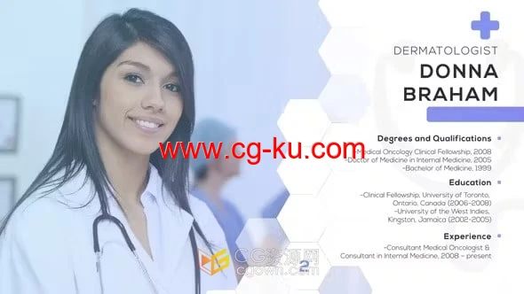 AE模板-现代医院保健医学健康医疗中心宣传幻灯片的图片1
