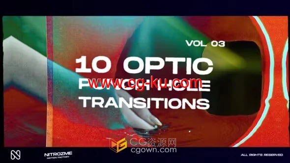 AE过渡模板-镜头捕捉遮罩转场Punch Hole Optic Transitions Vol. 03的图片1