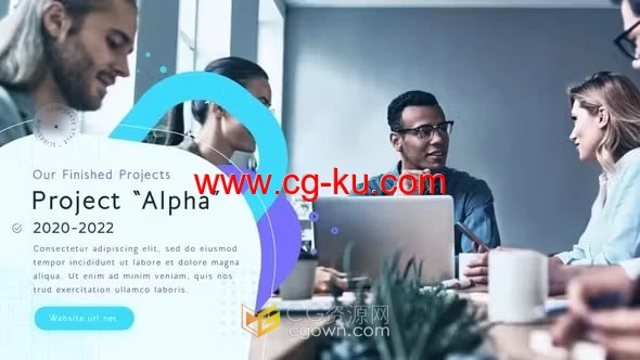 企业服务业务演示视频公司宣传片制作-AE模板的图片1