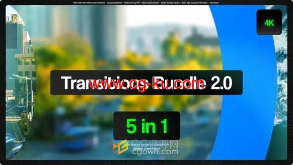 AE模板-彩色图形过渡元素Transitions Bundle 2.0的图片1